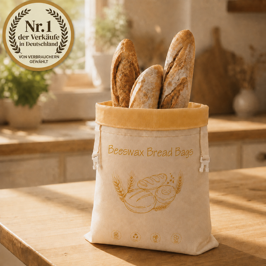 Bienenwachs-Brotbeutel